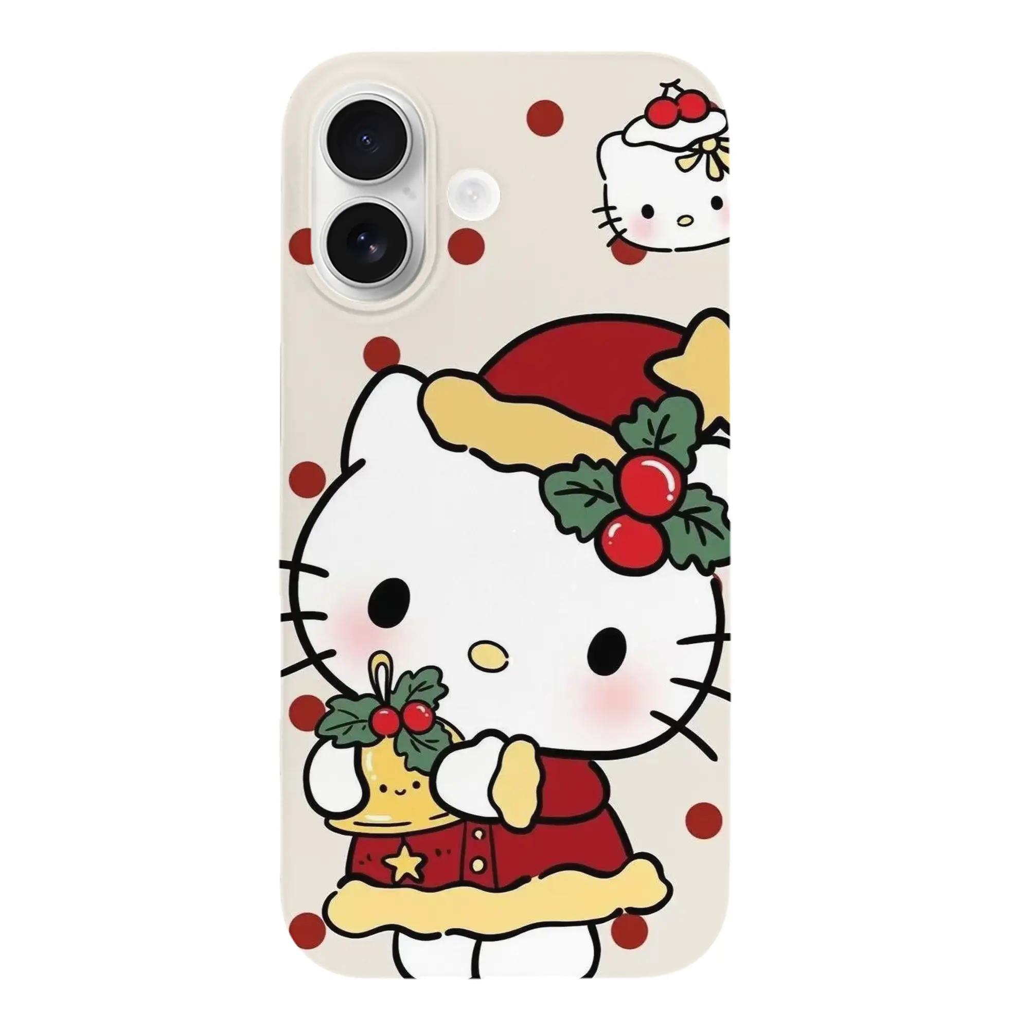 ハローキティ コラボ クリスマス特別限定 - iPhone 17 シリーズ シリコンケース 薄型 耐衝撃 指紋防止 ソフトタッチカバー 精密フィット 傷防止 保護ケース iPhone 17/17 Air/17 Pro/17 Pro Max 対応